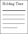 Holding Time notepaper