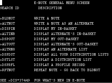 enmenu screen