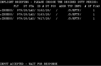 Example of a USM response