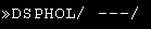 dsphol