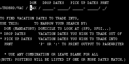 trdbrd vacation day trade screen